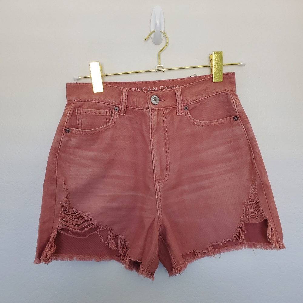 NWOT American Eagle | Highest Rise Mom Distressed Short
